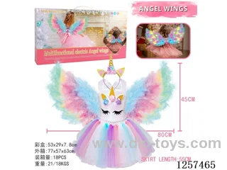 Feather Handmade Angel Wings + Dress + Headpiece
