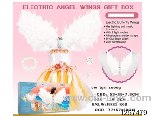 Feather Handmade Angel Wings + Dress + Headpiece