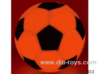 21.5cm Orange Light-Up Soccer Ball, Battery-Operated