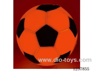 18cm Orange Light-Up Soccer Ball Battery-Operated