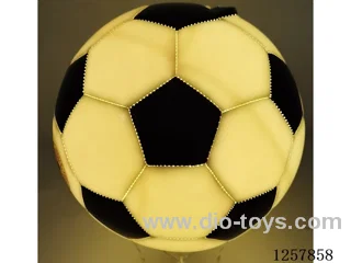 21.5cm Black & White Light-Up Soccer Ball Battery-Operated