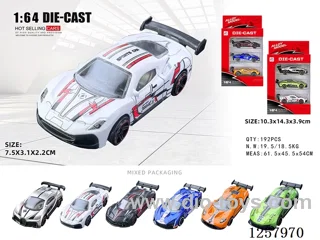 1:64 free wheel alloy car