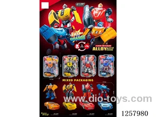 Racing Car Alloy Transformers (4 mixed)