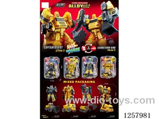 Construction Vehicle Alloy Transformers (4 mixed)