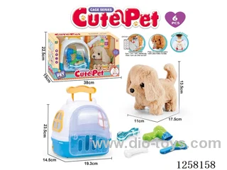 Backpack pet cage (blue) B/O dog not included battery AA*2