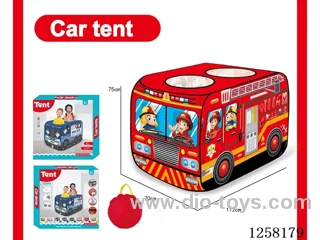Red Fire Truck Car Tent