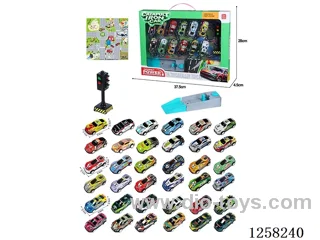Iron sheet pull back racing car