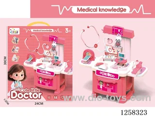 Medical equipment table with light