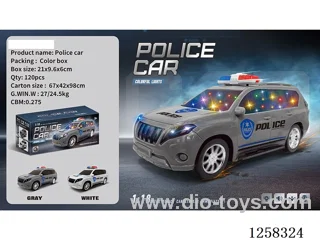 B/O universal police car W L/M