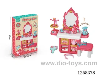Makeup dressing table with chair