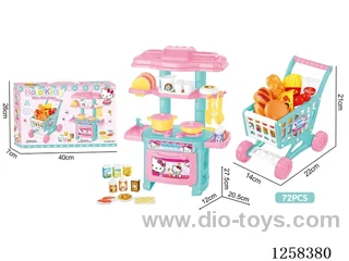Shopping cart/cutlery stand 2 in 1