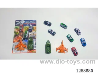 pull back Tin Toy Car Set