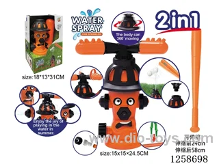 Outdoor Firefighting Spinner + Baseball 2-in-1