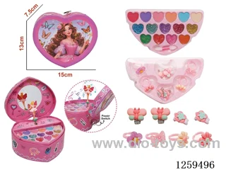 Double-Layer Wind-Up Musical Makeup Box
