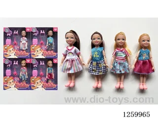 5 inch solid-body Jointed doll /4 mixed