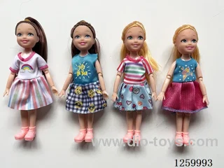 5 inch solid-body Jointed doll /4 mixed