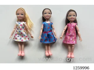 5 inch solid-body Jointed doll /3 mixed