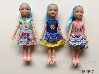 5 inch solid-body Jointed doll /3 mixed