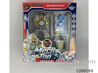 Transforming Robot Tank Spinner + Random Spinner Set