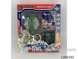 Transforming Dinosaur Tank Spinner + Card Set