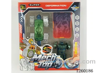 Transforming Dinosaur Tank Spinner Set (with Guess Cards)