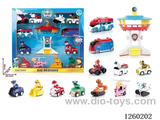 Pull Back dog car set 12 types