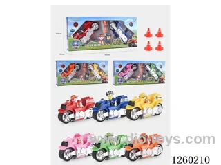 Doggy Pull Back Bouncing Motorcycle 2PCS