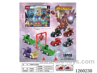 Pull Back car set 6 types