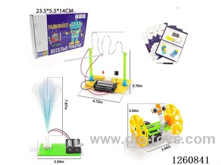 Russian 3-in-1 plastic DIY toy set
