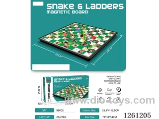 25CM Foldable Magnetic Snake Game