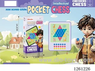 Magnetic Folding Checkers