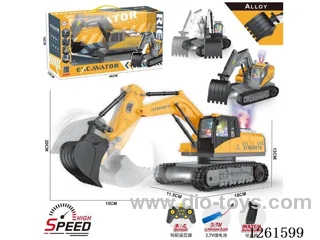 1:20 2.4G 13ch RC alloy Excavator W L/M/spray included battery