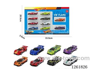 1:64 free wheel alloy car 10PCS