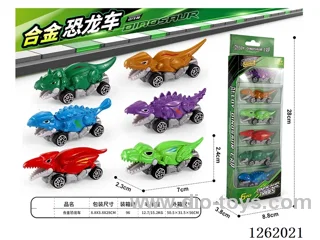 Metal Dinosaur Mini Car