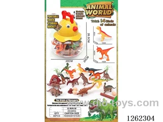 14PCS dinosaur