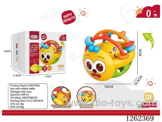 Soft Rubber Bee Rattle