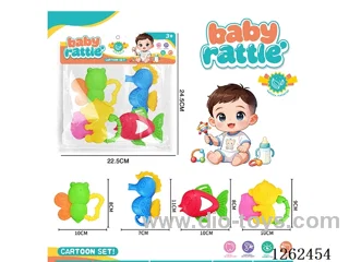 4PCS Rattle Teether