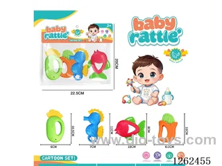 4PCS Rattle Teether