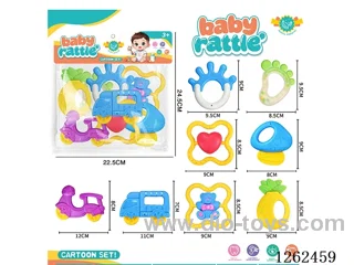 8PCS Rattle Teether