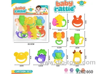 8PCS Rattle Teether
