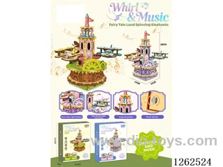 Flying Elephant Music Box (2 Random Styles)