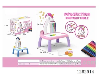 Music Projection Writing Learning Table (Big Unicorn)not included battery