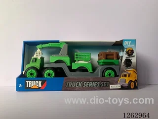 DIY free wheel Farm Disassembly and Assembly Car Set