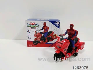 Spider Man electric motorcycle (universal, lighting, music)