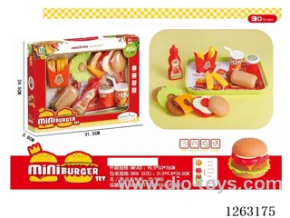Hamburger set (with plate)