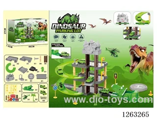 Triceratops Launching Track Parking Lot