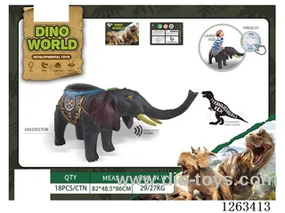 Simulated enamel dinosaur
