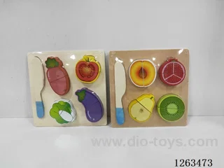 Wooden cutting fruits and vegetables 2 mixed (small)