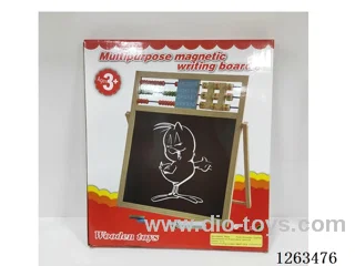 Magnetic wooden writing board