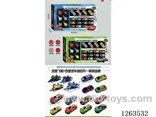 Metal Pull-Back Car Set (21PCS)